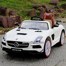 Детский электромобиль M 2760 EBRL-1 Mercedes, мягкое сиденье, белый